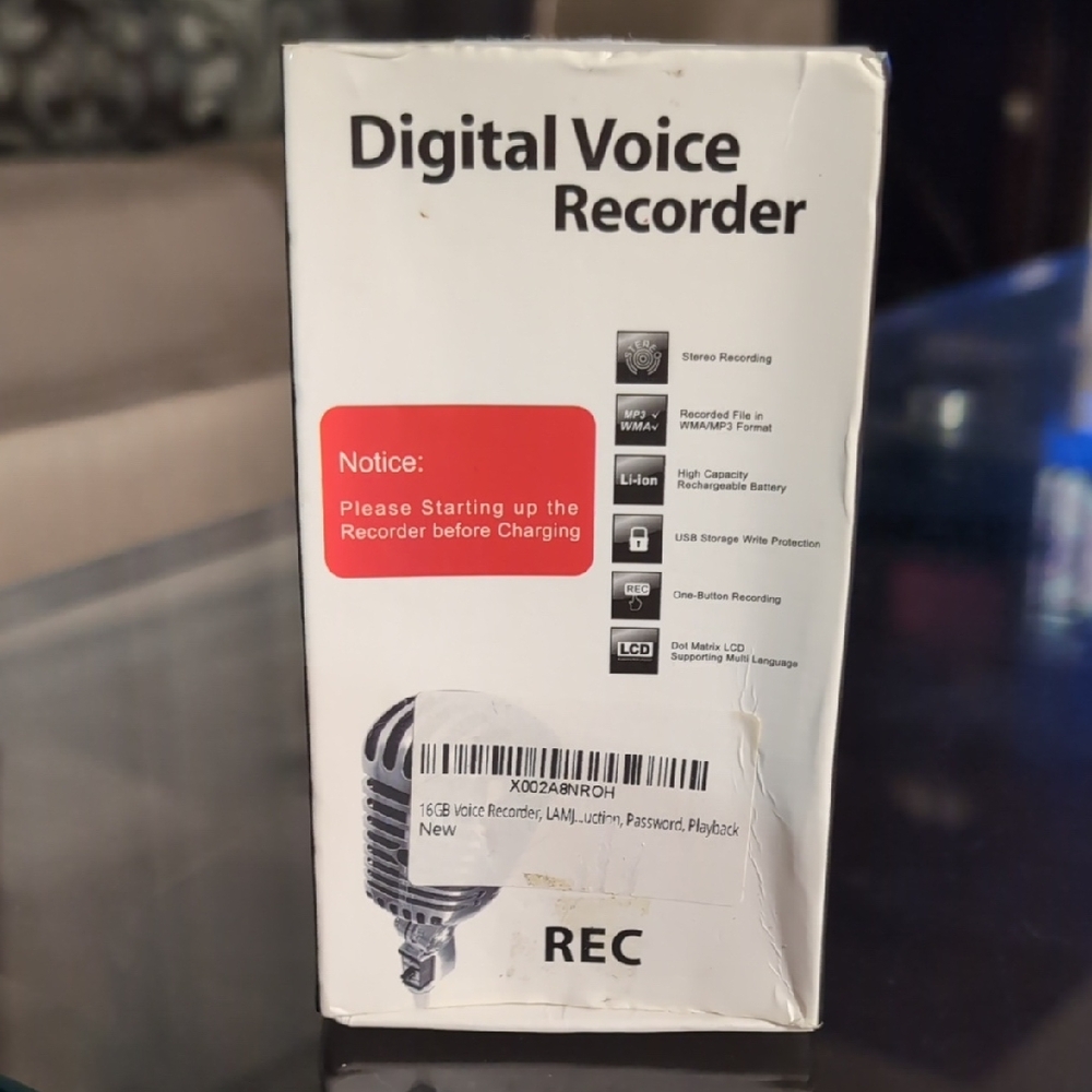 Digital Voice Recorder - Black